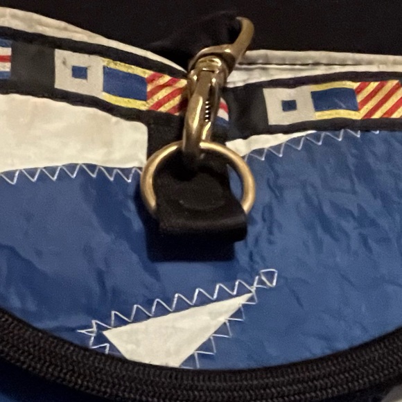 🩵Ella Vickers Sailcloth Shoulderbag💙So Chic n Fun made from up-cycled sails! - Picture 10 of 16